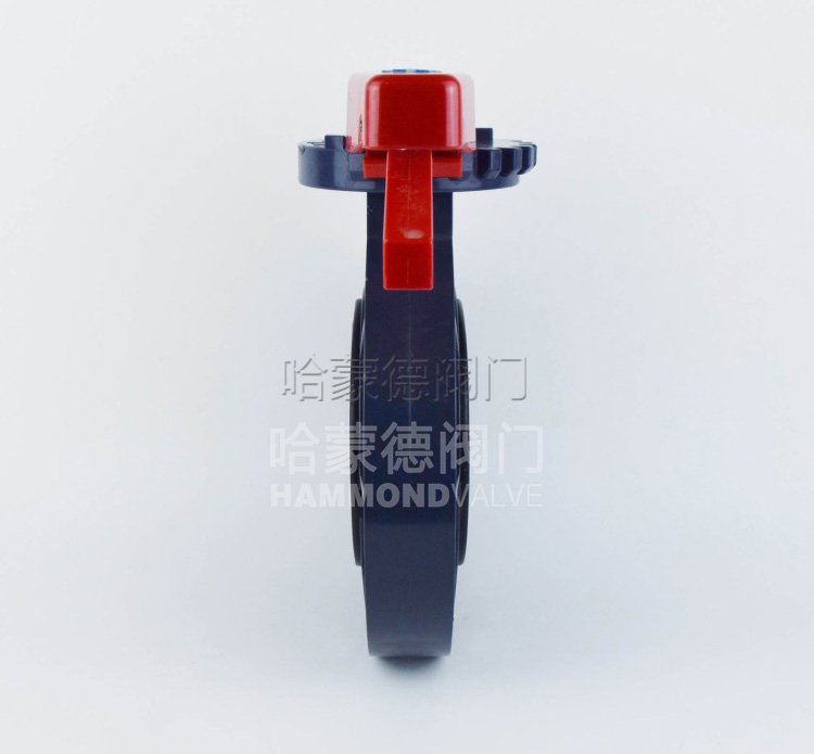 UPVC手柄蝶阀/PVC手柄蝶阀